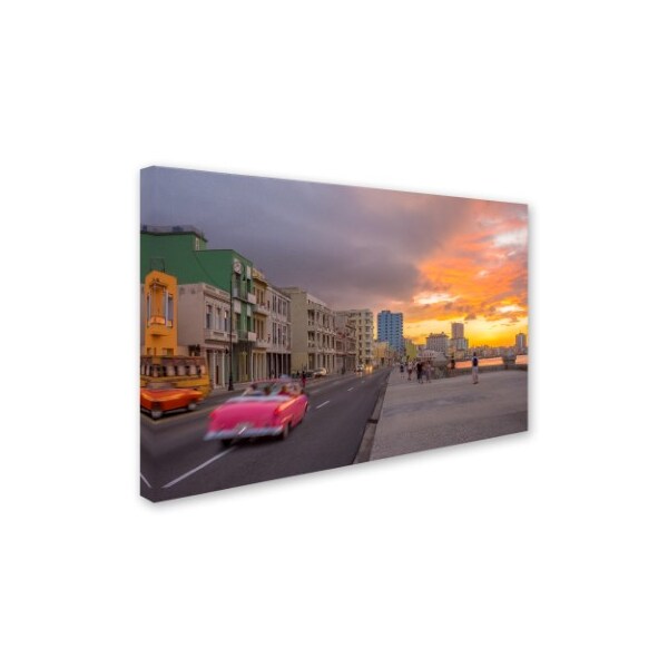 Robert Harding Picture Library 'Pink Car' Canvas Art,16x24